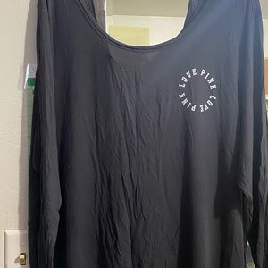 women's blouse brand pink color gray size M